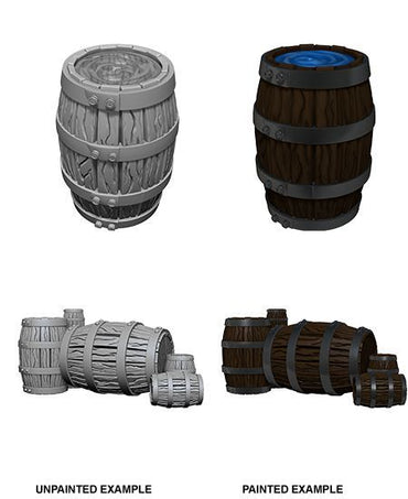 Barrel & Pile of Barrels Pathfinder Miniature