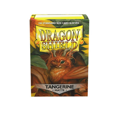 Dragon Shield - Standard Size Matte Sleeves (100ct) (Tangerine)
