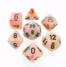 Chessex Festive Circus/black 7-Die Set