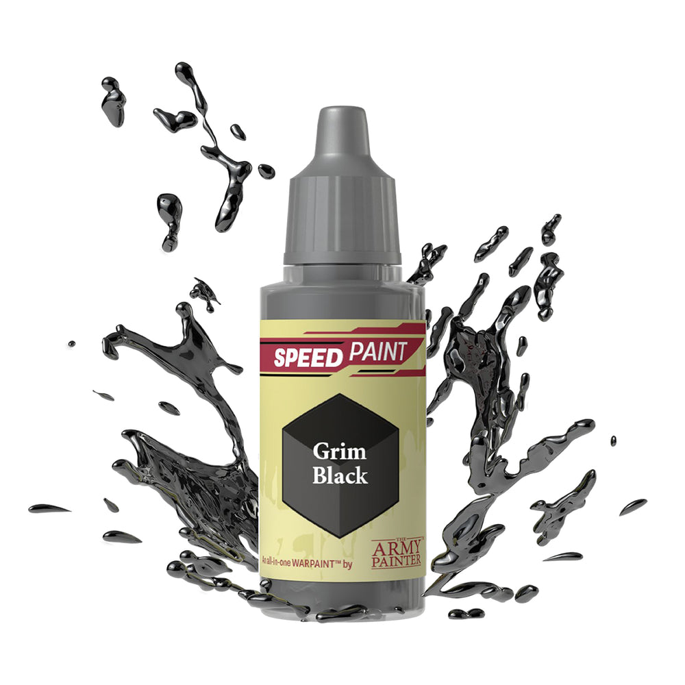 Army Painter Speedpaint - Grim Black 18ml (OOP)