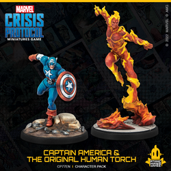 Marvel Crisis Protocol - Captain America & The Original Human Torch