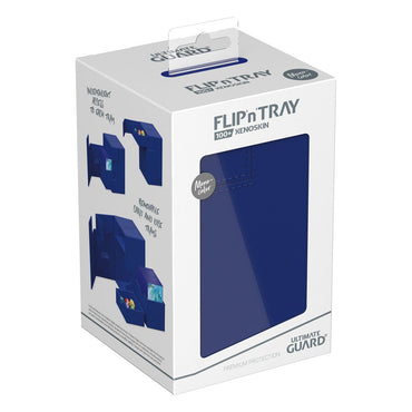 Ultimate Guard Flip n Tray 100+ XenoSkin Monocolor Deck Box (Blue)