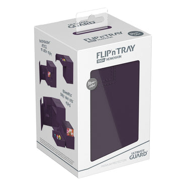 Ultimate Guard Flip n Tray 100+ XenoSkin Monocolor Deck Box (Purple)