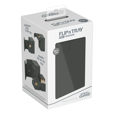 Ultimate Guard Flip n Tray 100+ XenoSkin Monocolor Deck Box (Grey)