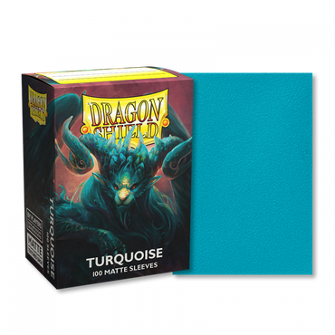 Dragon Shield - Standard Size Matte Sleeves (100ct) (Turquoise)