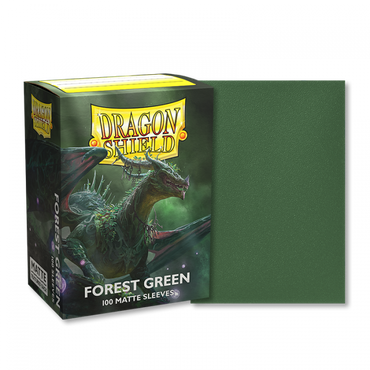 Dragon Shield - Standard Size Matte Sleeves (100ct) (Forest Green)