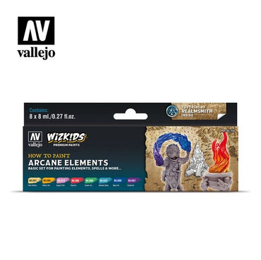 Wizkids Premium Paint Set by Vallejo: Arcane Elements