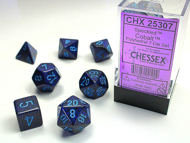 Chessex Speckled Cobalt  7-Die Set