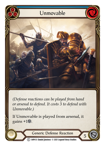 Unmovable (Blue) [1HP413] (History Pack 1)