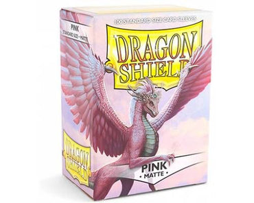 Dragon Shield - Standard Size Matte Sleeves (100ct) (Pink)