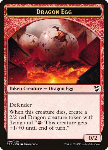 Dragon Egg Token [Commander 2018 Tokens]
