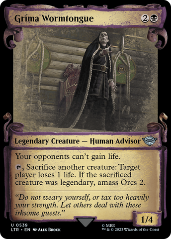 Grima Wormtongue [The Lord of the Rings: Tales of Middle-Earth Showcase Scrolls]
