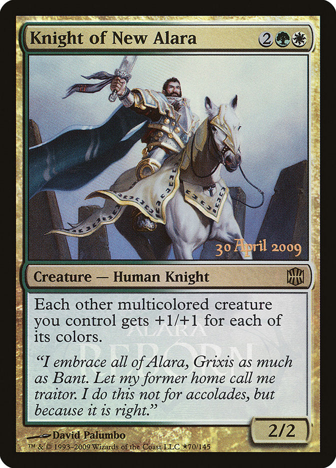 Knight of New Alara (Launch) [Alara Reborn Promos]