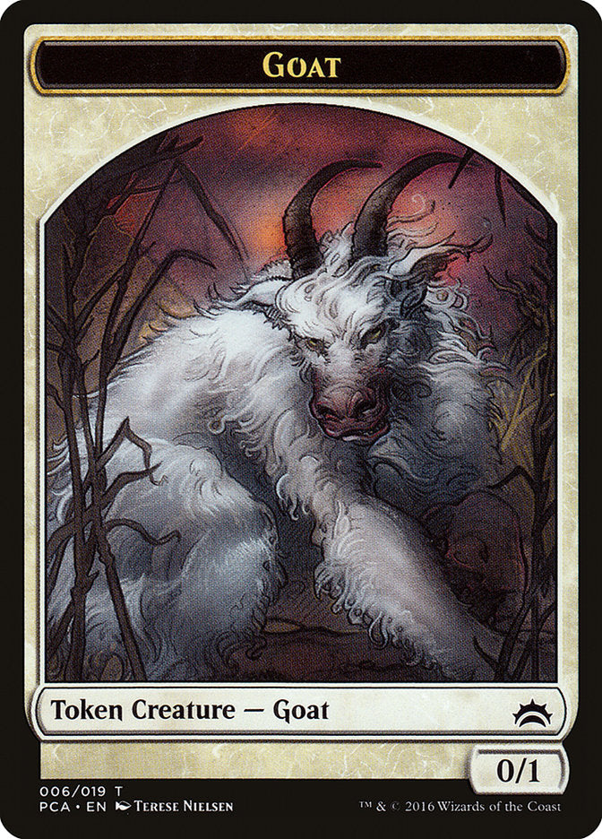 Goat // Insect Double-Sided Token [Planechase Anthology Tokens]