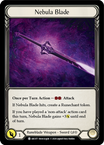 Crucible of Aetherweave // Nebula Blade [U-ARC115 // U-ARC077] (Arcane Rising Unlimited)