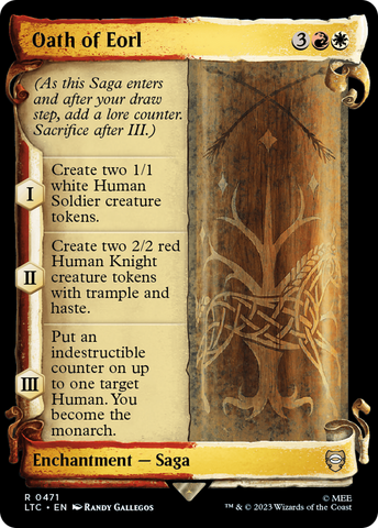 Oath of Eorl [The Lord of the Rings: Tales of Middle-Earth Commander Showcase Scrolls]