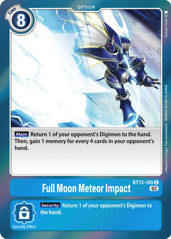 Full Moon Meteor Impact [BT13-105] [Versus Royal Knights Booster]