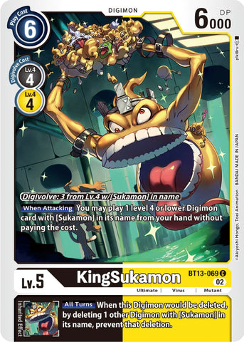 KingSukamon [BT13-069] [Versus Royal Knights Booster]
