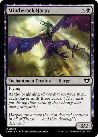 Mindwrack Harpy [Commander Masters]