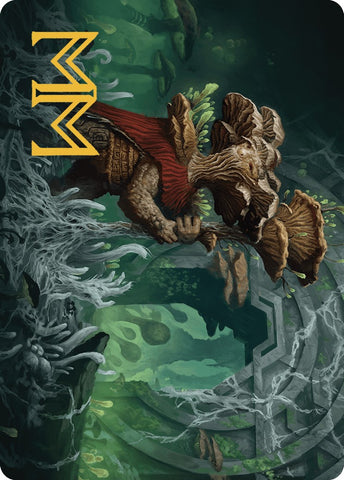 Tendril of the Mycotyrant Art Card (Gold-Stamped Signature) [The Lost Caverns of Ixalan Art Series]