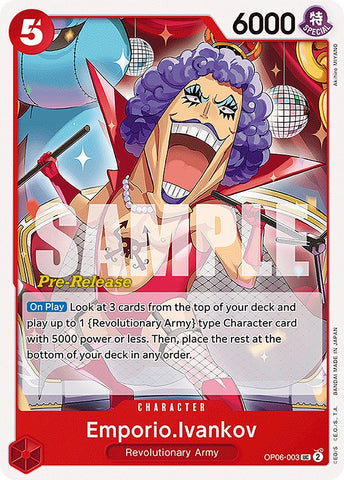 Emporio.Ivankov [Wings of the Captain Pre-Release Cards]