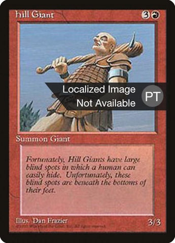 Hill Giant [Fourth Edition (Foreign Black Border)]