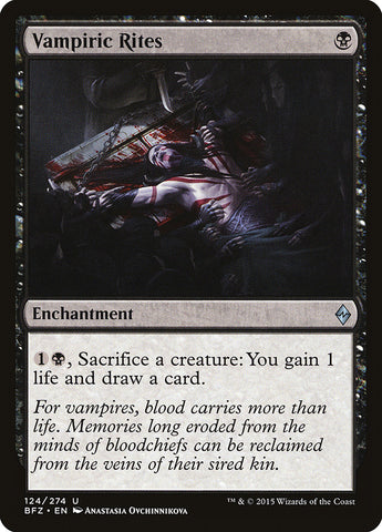 Vampiric Rites [Battle for Zendikar]