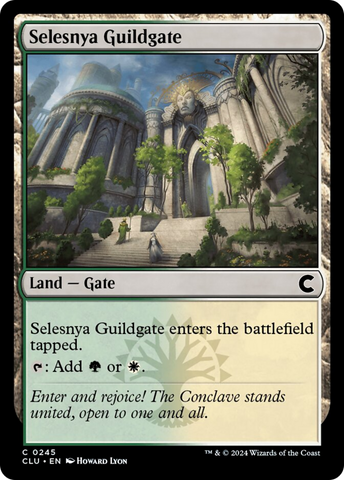 Selesnya Guildgate [Ravnica: Clue Edition]