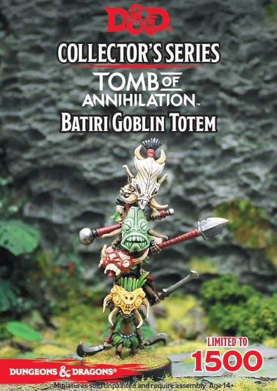 D&D Collectors Series Miniatures: Tomb of Annihilation - Batri Goblin Totem (4 Figs)
