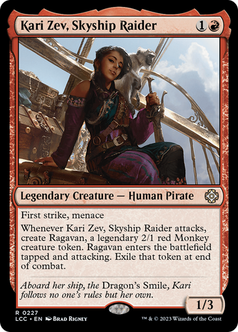Kari Zev, Skyship Raider [The Lost Caverns of Ixalan Commander]