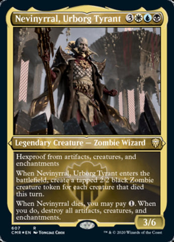 Nekusar, the Mindrazer (Etched) [Commander Legends]