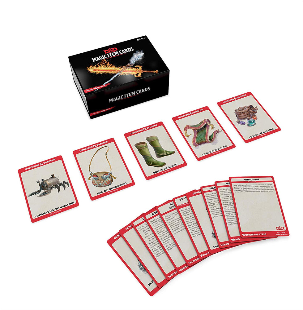 Dungeons & Dragons Spellbook Cards - Magic Item Deck