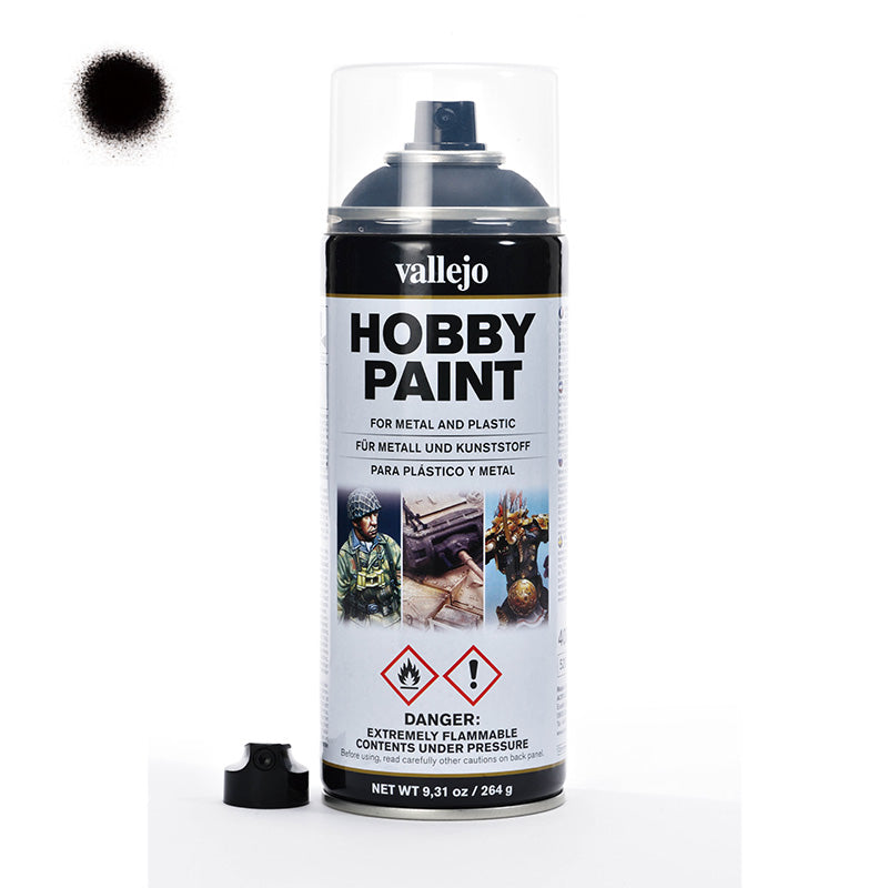 Vallejo Black Primer Spray- This item can't be shipped express.