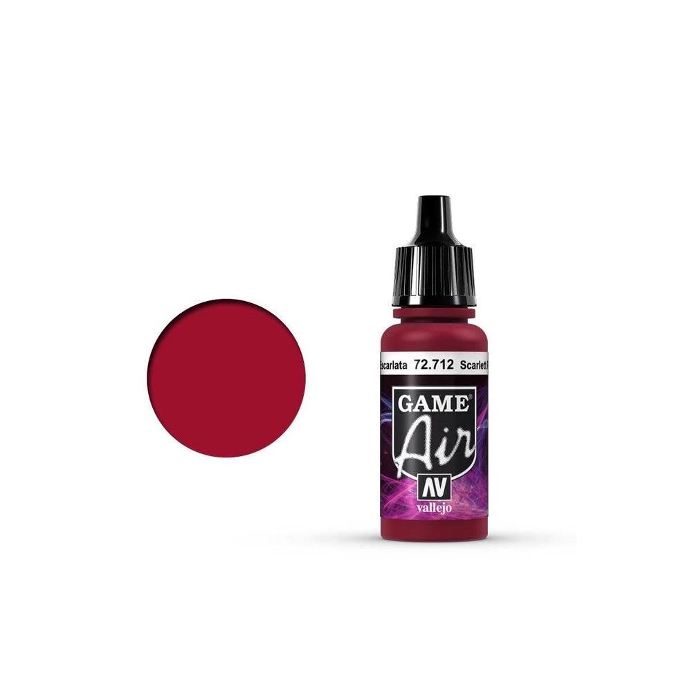 Vallejo 72712 Game Air Scarlett Red 17 ml Acrylic Paint