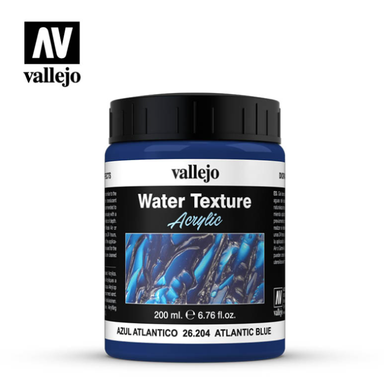 Vallejo Diorama Effects - Water Texture - Atlantic Blue - 200ml