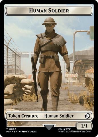 Soldier (004) // Human Soldier Double-Sided Token [Fallout Tokens]