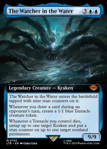 The Watcher in the Water (Extended Art) (Surge Foil) [The Lord of the Rings: Tales of Middle-Earth]