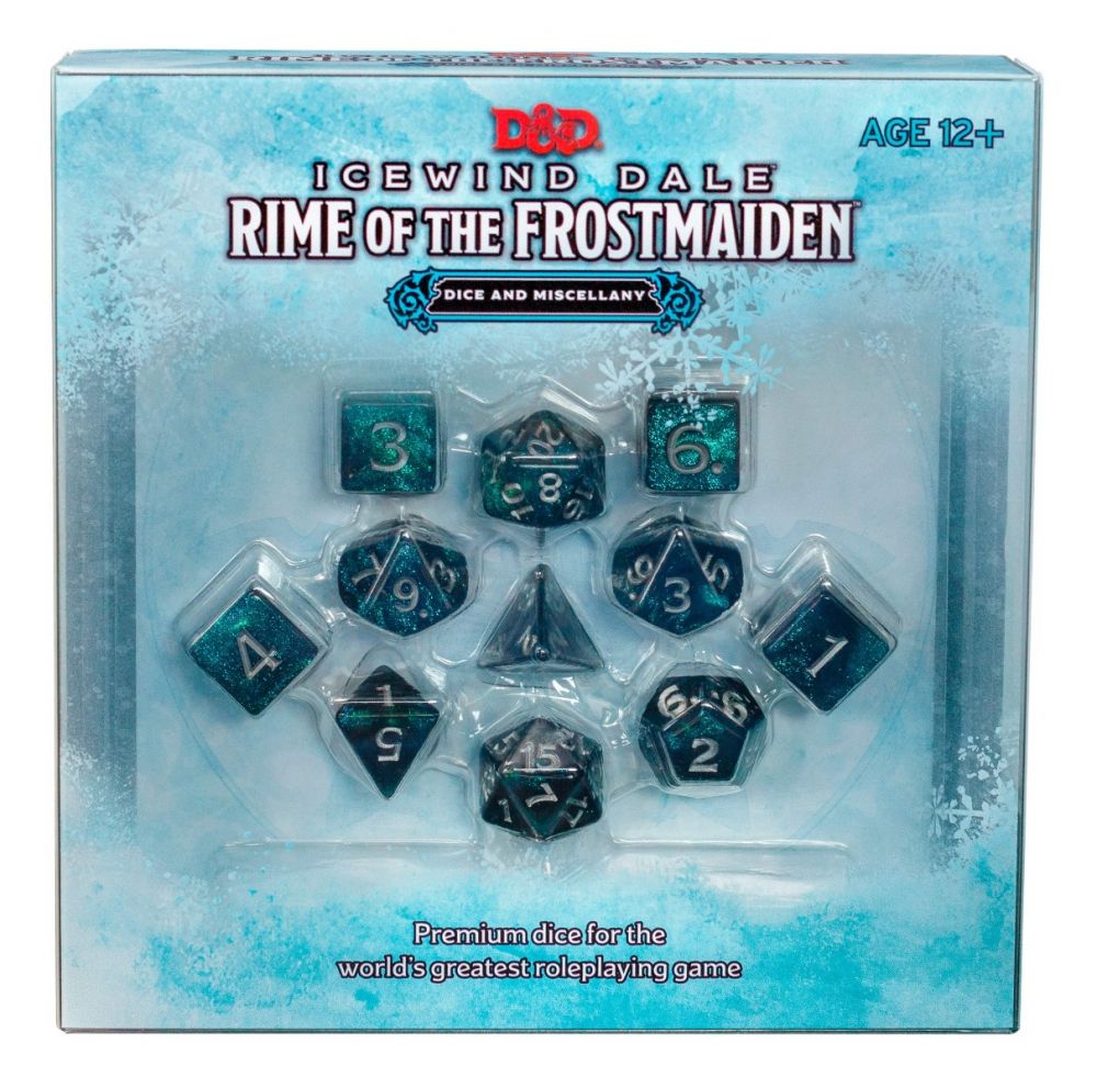 Dungeons & Dragons Icewind Dale Rime of the Frostmaiden Dice and Miscellany