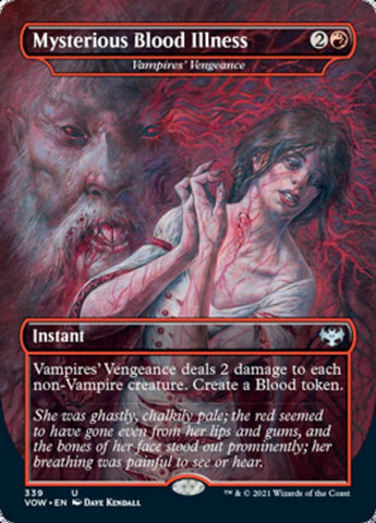 Vampires' Vengeance - Mysterious Blood Illness [Innistrad: Crimson Vow]