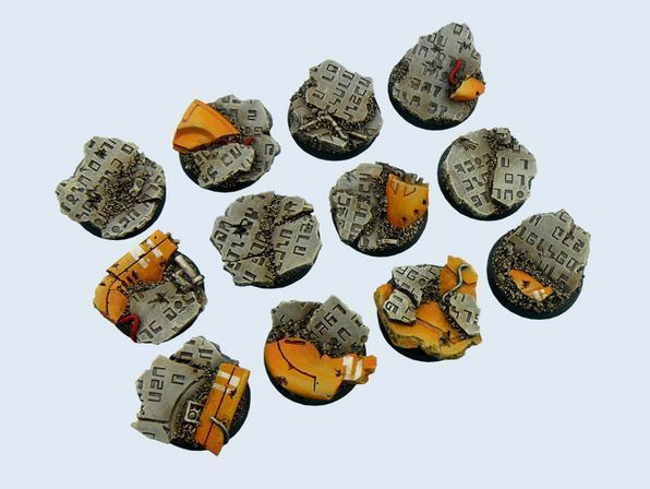 TauCeti Bases, Round 25mm - Micro Art Studio