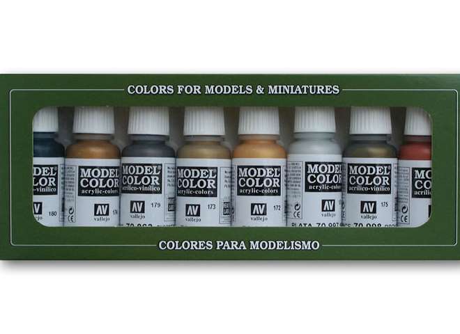 Vallejo Model Colour - Metallic Colours 8 Colour Set