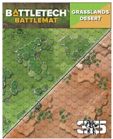 Battletech Battle Mat - Grasslands Desert