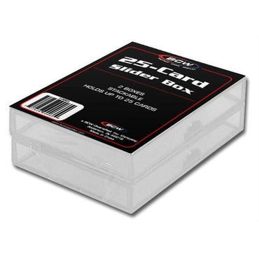 BCW 25 Count 2-Piece Box (2 pack)