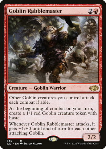 Goblin Rabblemaster [Jumpstart 2022]
