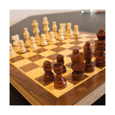 Wooden Chess/Checkers Backgammon Set 30cm