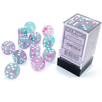 Chessex Gemini Gel Green-Pink/blue 7-Die Set