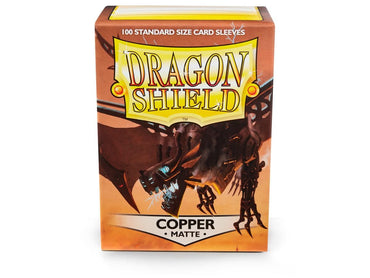 Dragon Shield - Standard Size Matte Sleeves (100ct) (Copper)