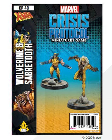 Marvel Crisis Protocol - Wolverine and Sabertooth