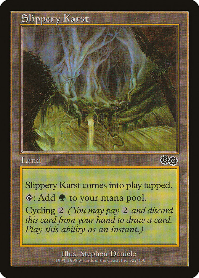 Slippery Karst [Urza's Saga]