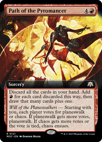 Path of the Pyromancer (Extended Art) [March of the Machine Commander]